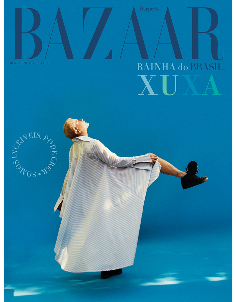 Xuxa é a capa da Harper's Bazaar 