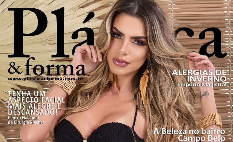 Erika Schneider é capa revista Plástica & Forma de junho