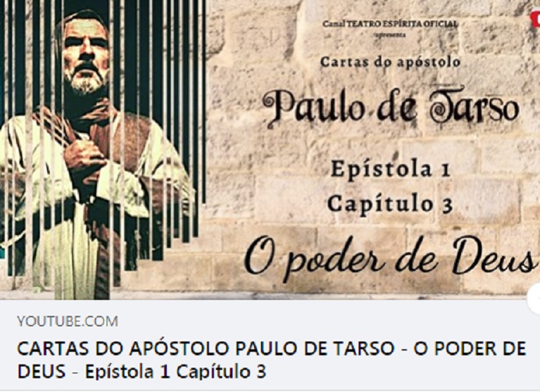 Ator Nanndo Cunha - "Cartas do Apóstolo Paulo de Tarso''