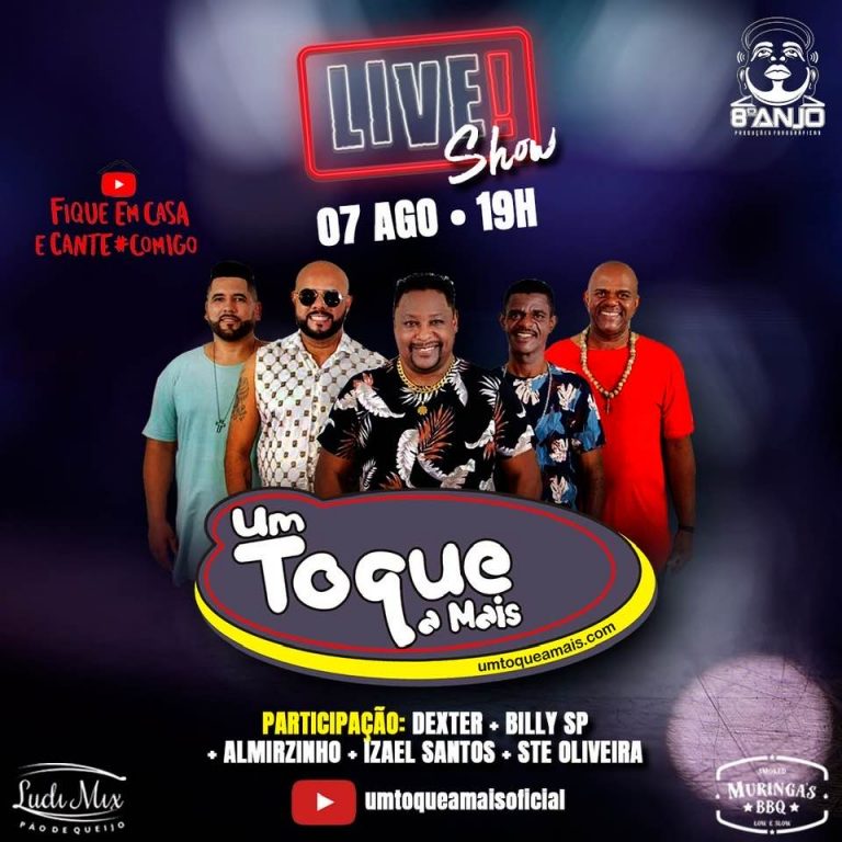 Live com cantor Luizinho Grupo Um Toque a Mais