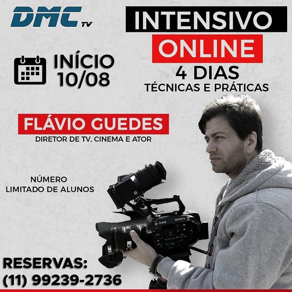 Flávio Guedes oferece técnicas de atuação para TV e Cinema