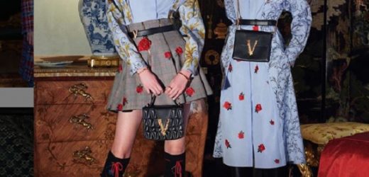 Versace: Novas roupas de trabalho românticas da coleção