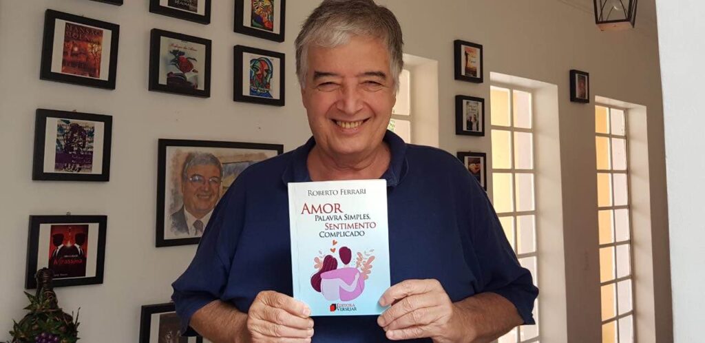 Roberto Ferrari lança livro ''Amor Palavra Simples