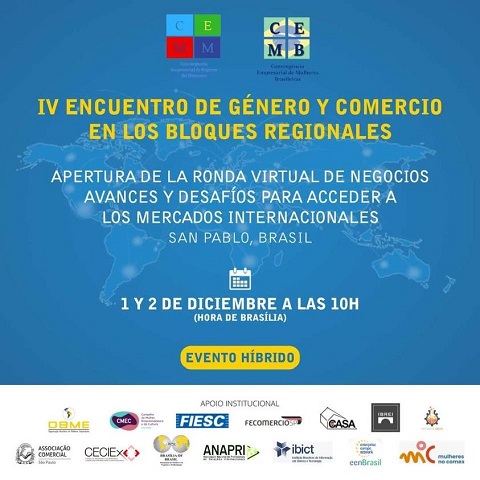 IV Seminário de Género e Comércio nos blocos regionais e a IV Ronda de Negócios no #Mercosur