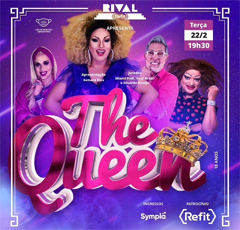 The Queen – show presencial no Teatro Rival Refit