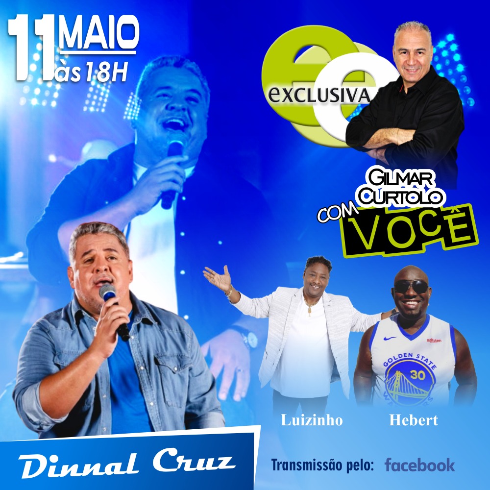 Dinnal Cruz cantor sertanejo faz sucesso em live na Rádio Exclusiva FM