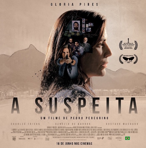Glória Pires recebe as filhas e convidados em pré estreia (06) de ''A Suspeita''