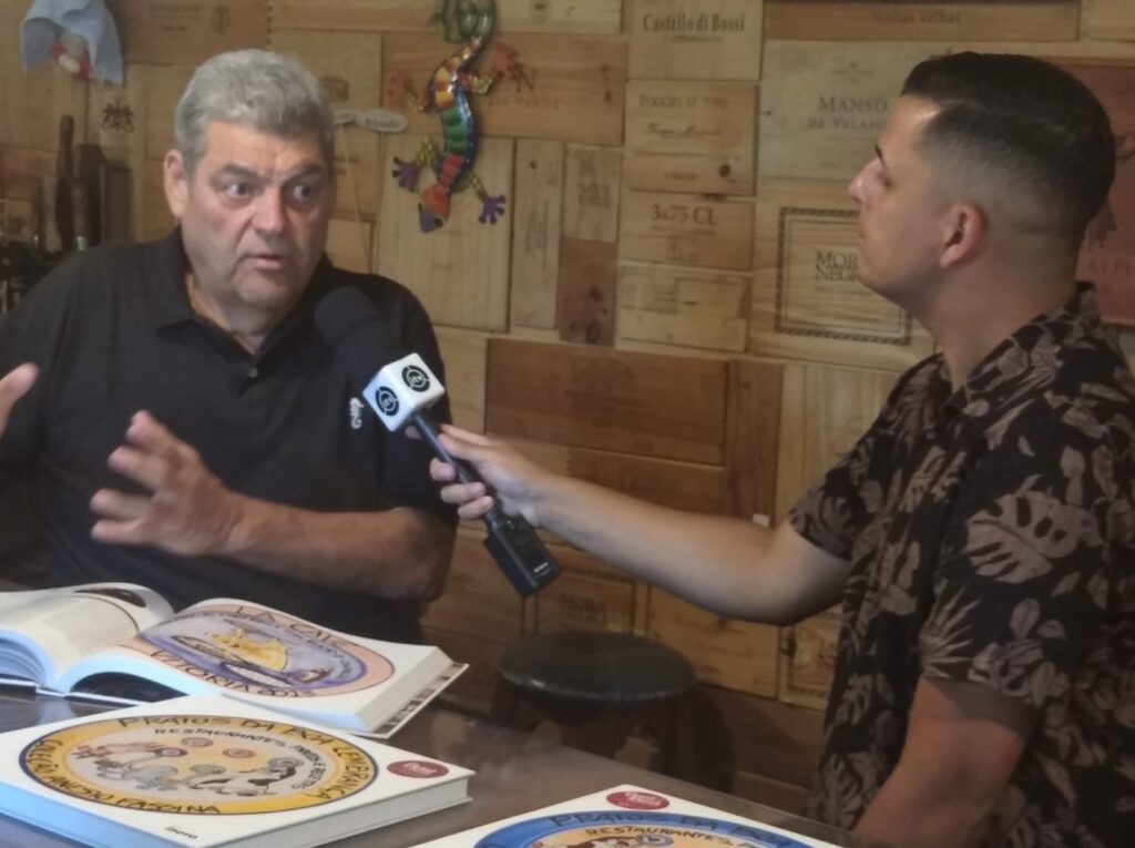 Anesio Fassina lança terceiro volume do livri Pratos da Boa Lembrança