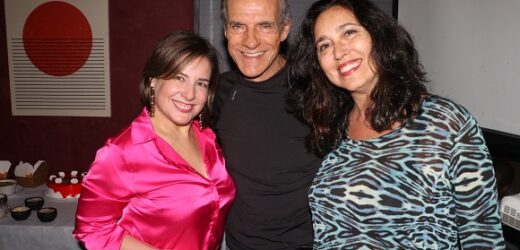 Mario Gomes,Vanessa Fontana, Marcos Wainberg comparecem a premiere do filme Recomeçar