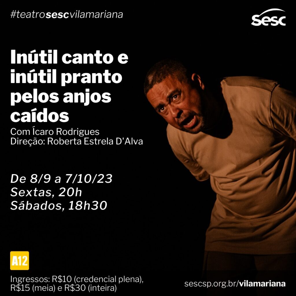 Ícaro Rodrigues debate sistema prisional brasileiro com espetáculo