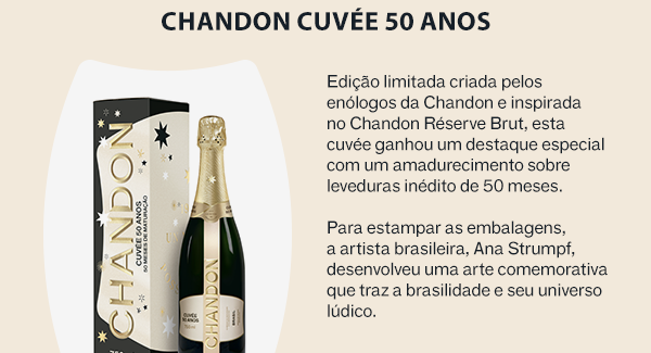 Lançamento Exclusivo: Chandon Cuvée 50 Anos!
