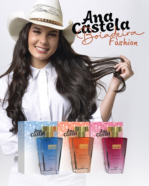 Ana Castela lança perfume capilar e é a nova embaixadora da marca de cosmético