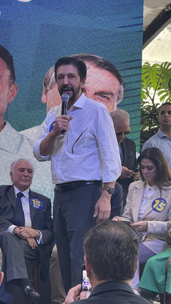 Almoço de Nunes com Tarcísio e Bolsonaro reforça a candidatura à reeleição do Prefeito em exercício