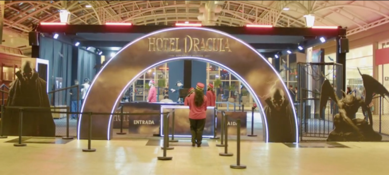 Inédito em São Paulo: Plaza Sul Shopping recebe Hotel Drácula