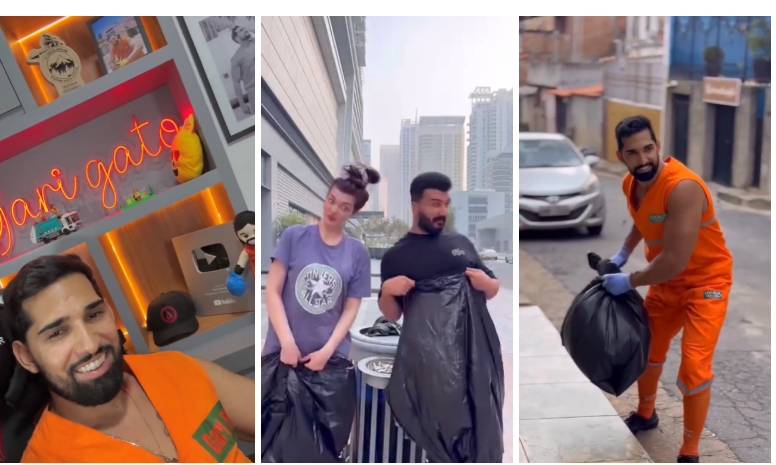 Dia do Gari: abusando de carisma e bom humor, garis viram celebridades nas redes sociais