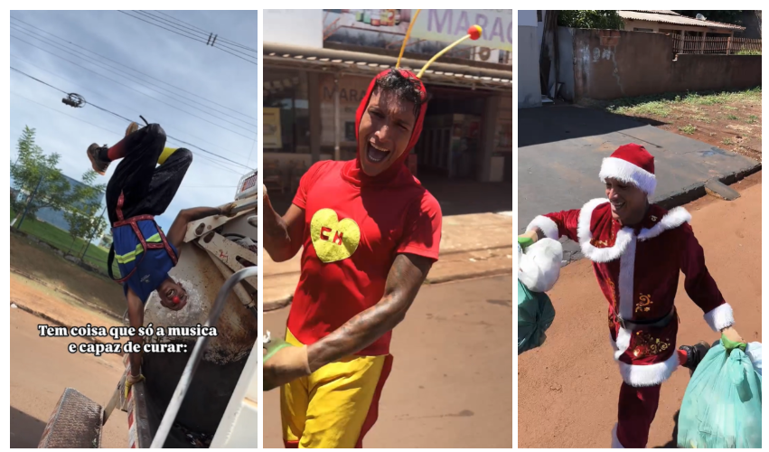 Dia do Gari: abusando de carisma e bom humor, garis viram celebridades nas redes sociais