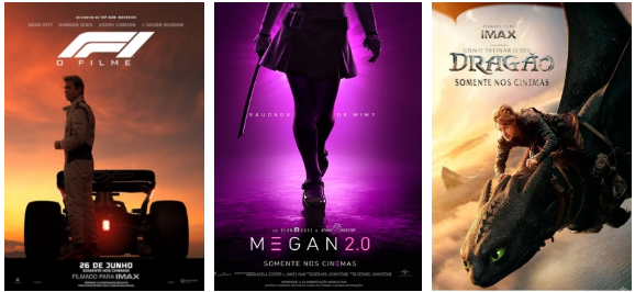 F1 – O Filme” e “M3gan 2.0” estreiam no Cinemark do Iguatemi São Paulo