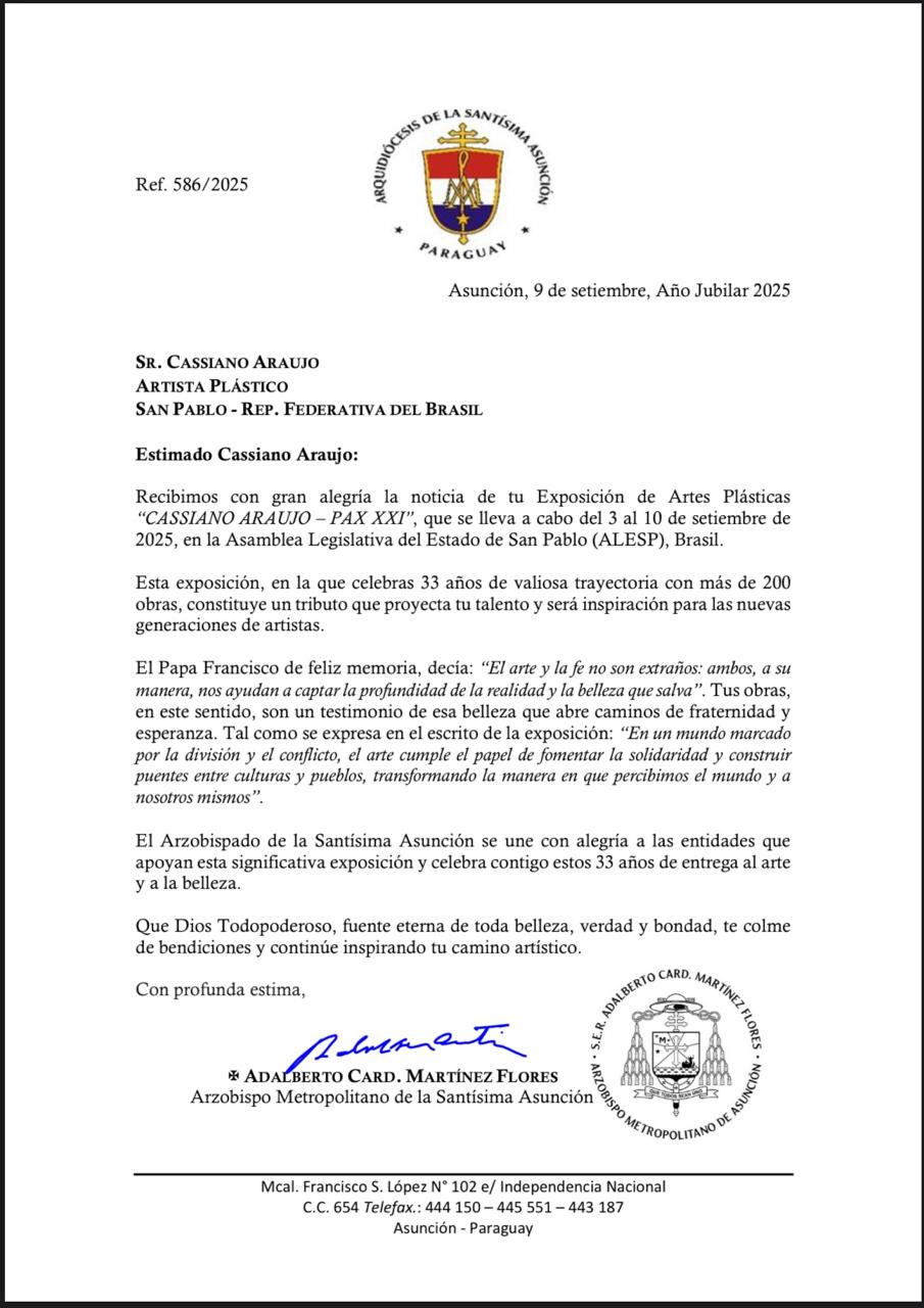 Encerramento da Exposição “PAX XXI ART” do Artista Plástico Cassiano Araújo na Assembleia Legislativa do Estado de São Paulo