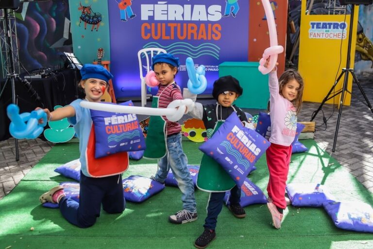 Férias Culturais retomam atividade com muita arte, brincadeira e cultura nas férias de verão