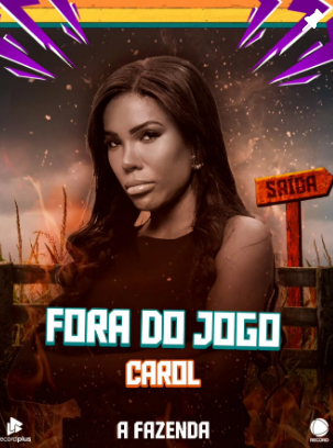 Carol encerra ciclo no reality A Fazenda 17, mas segue como protagonista fora do jogo