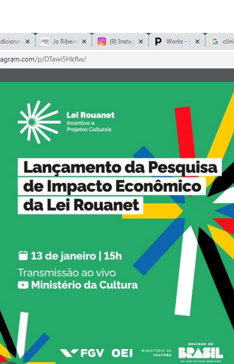Com presença da ministra Margareth Menezes, FGV lança pesquisa sobre impactos econômicos da Lei Rouanet