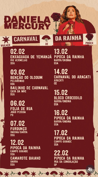 Elo e Daniela Mercury celebram a força da mulher brasileira e a cultura nacional no Carnaval 2026