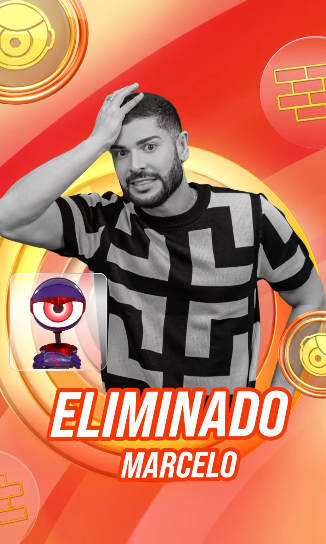 BBB 26: Marcelo é o 5º eliminado com 68,56% dos votos e saída repercute dentro e fora da casa