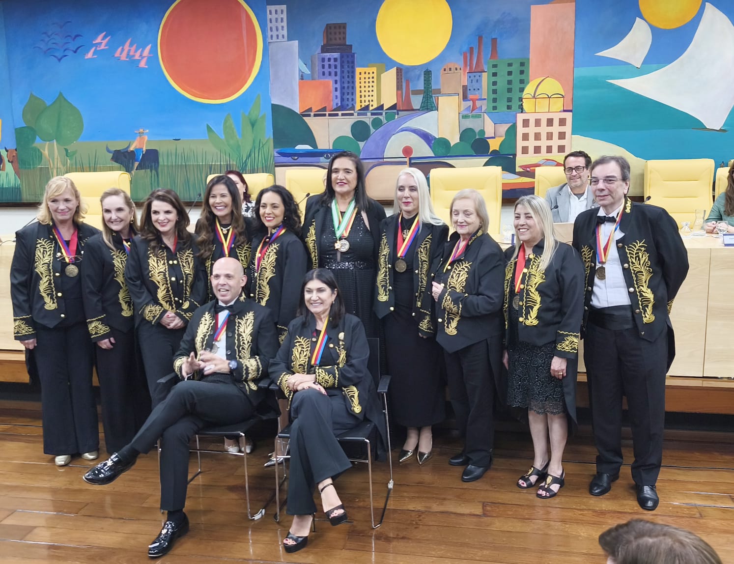 ACLASP realiza cerimônia de posse de novos membros e homenageia personalidades na Câmara Municipal de São Paulo