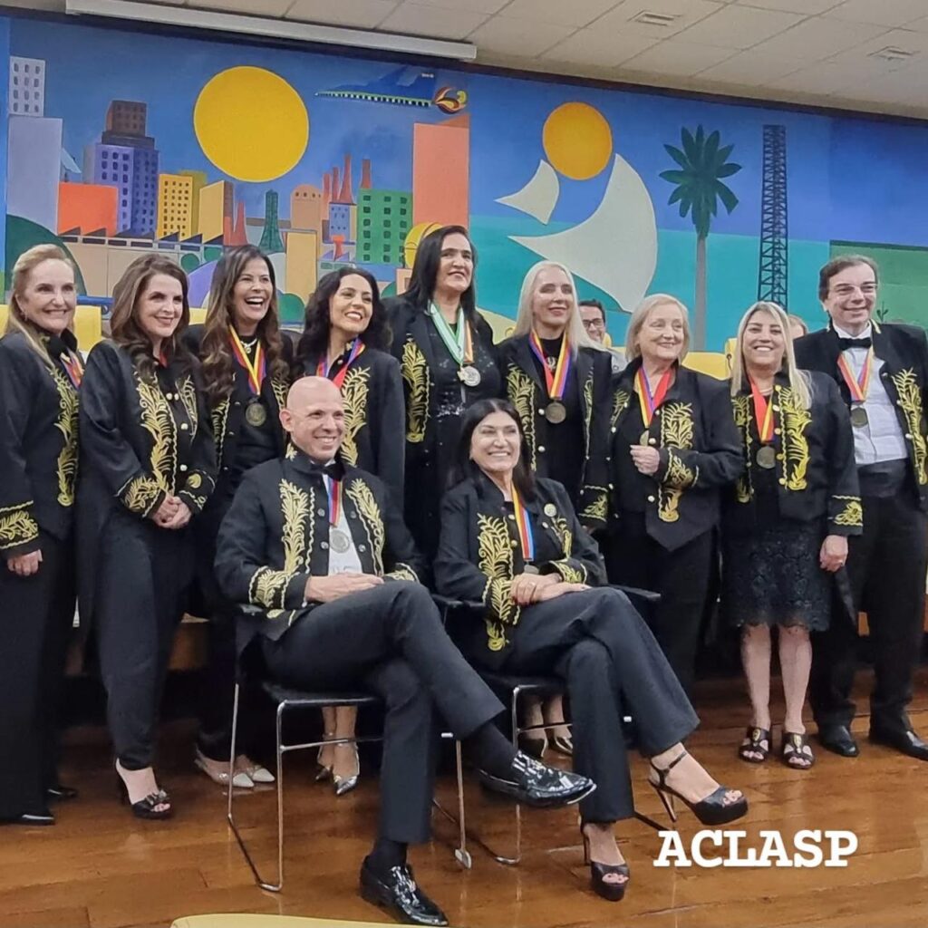 ACLASP realiza cerimônia de posse de novos membros e homenageia personalidades na Câmara Municipal de São Paulo