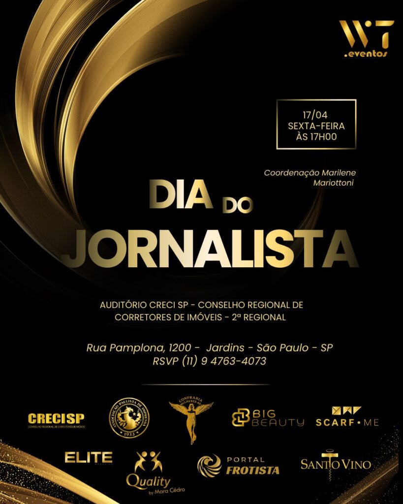 Solenidade especial em homenagem ao Dia do Jornalista marca mês de Abril