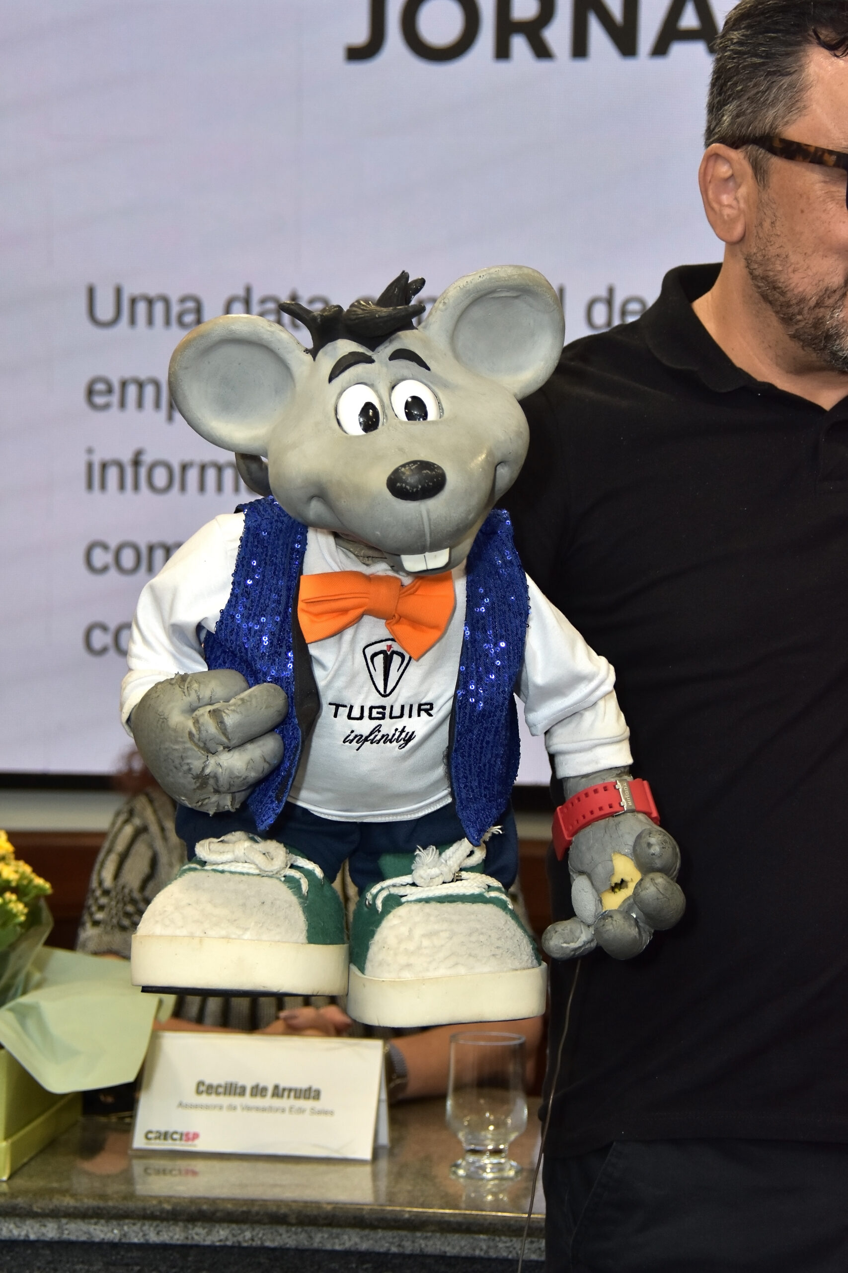 Eduardo Mascarenhas, o “Xaropinho Programa do Ratinho”, é homenageado no CRECI-SP em celebração ao Dia do Jornalista