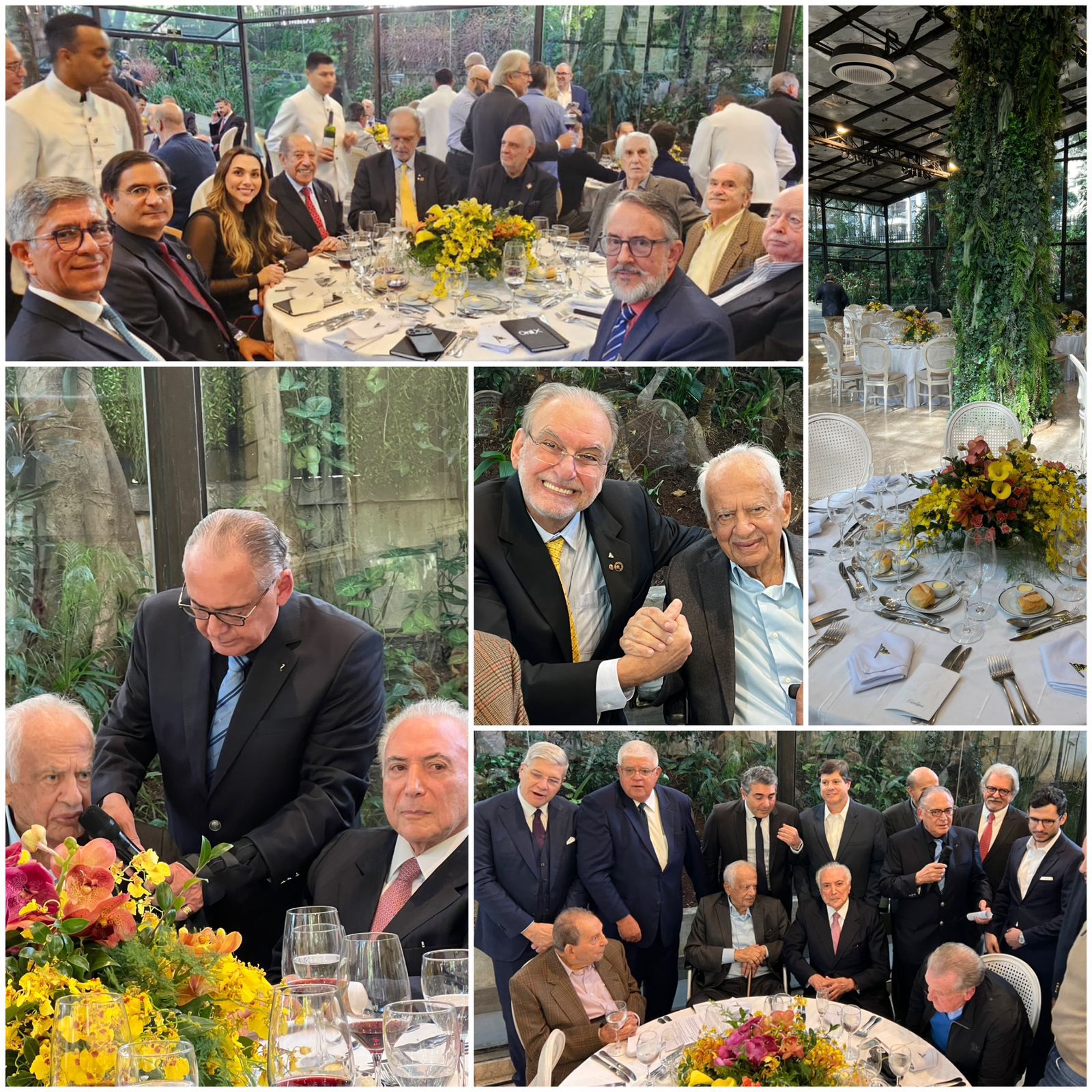 CAVES homenageia Pedro Simon em encontro que reuniu lideranças políticas e empresariais em São Paulo