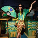 Futebol, samba e molho brasileiro: Havaianas reúne Sabrina Sato e bateria da Vila Isabel em evento no Rio
