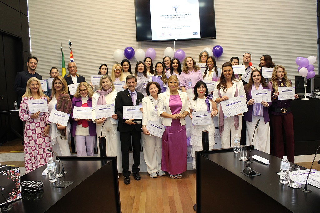 Confraria Mulheres 40+ reúne autoridades e especialistas em 2º Congresso Agosto Lilás 2026com o tema “Unidas em Combate ao Feminicídio”