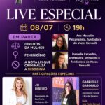 Vozes Renault e Confraria Mulheres 40+ promovem live especial sobre direitos das mulheres, feminicídio e combate à misoginia