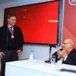 Ives Gandra saúda o Ministro do STF, André Mendonça, em posse na Academia Mackenzista de Letras