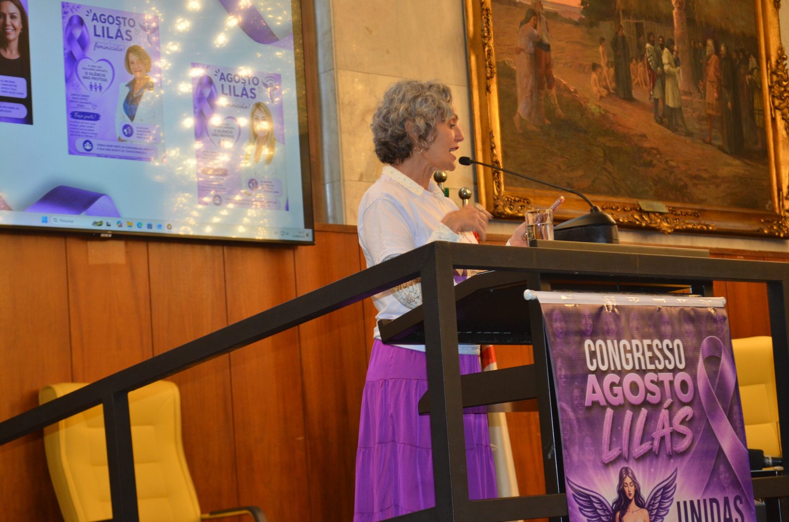 2º Congresso Agosto Lilás da Confraria Mulheres 40+ reúne autoridades e reforça compromisso de combater o feminicídio