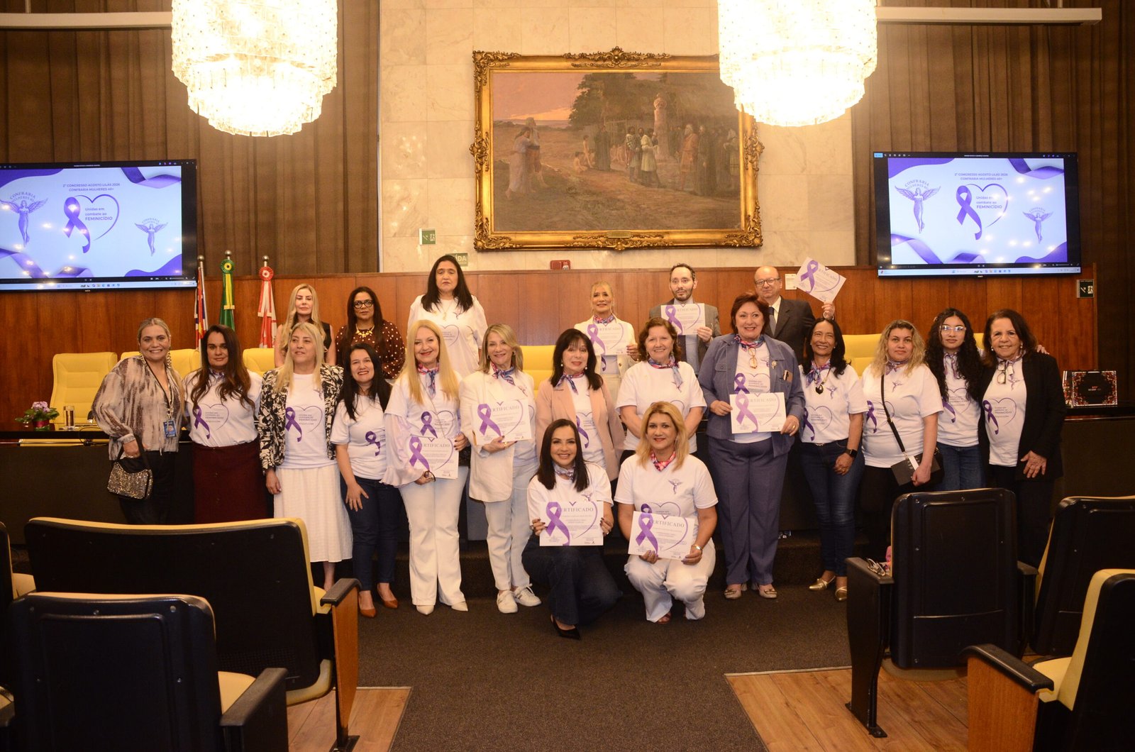 2º Congresso Agosto Lilás da Confraria Mulheres 40+ reúne autoridades e reforça compromisso de combater o feminicídio