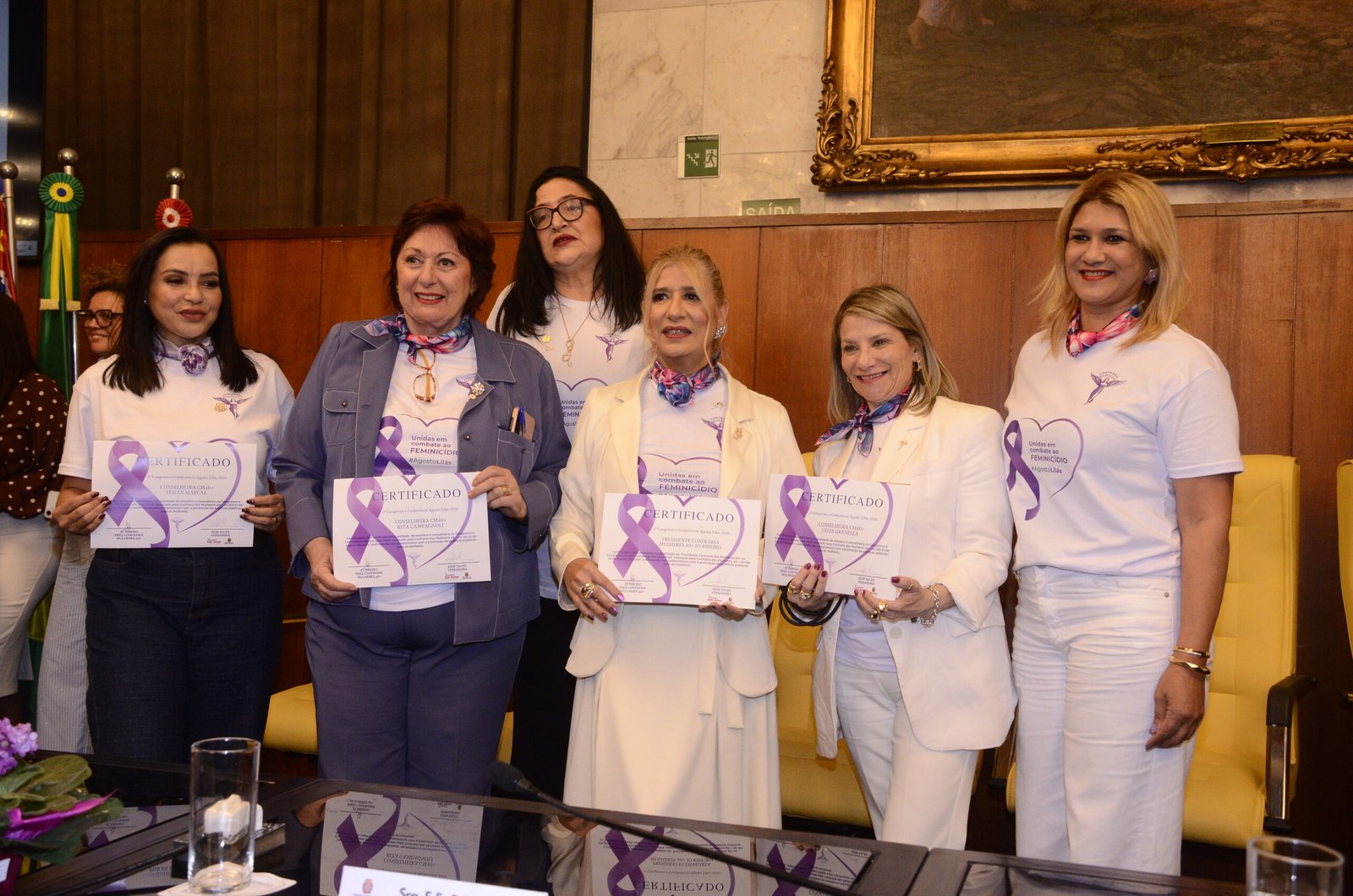 2º Congresso Agosto Lilás da Confraria Mulheres 40+ reúne autoridades e reforça compromisso de combater o feminicídio