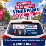 Adesivaço reúne apoiadores de Geórgia Sales e Eleuses Paiva neste domingo em São Paulo