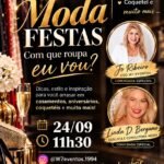 Com que roupa eu vou? Live de moda com Jo Ribeiro e a estilista Linda D’Bergamo traz dicas para acertar no look de festa