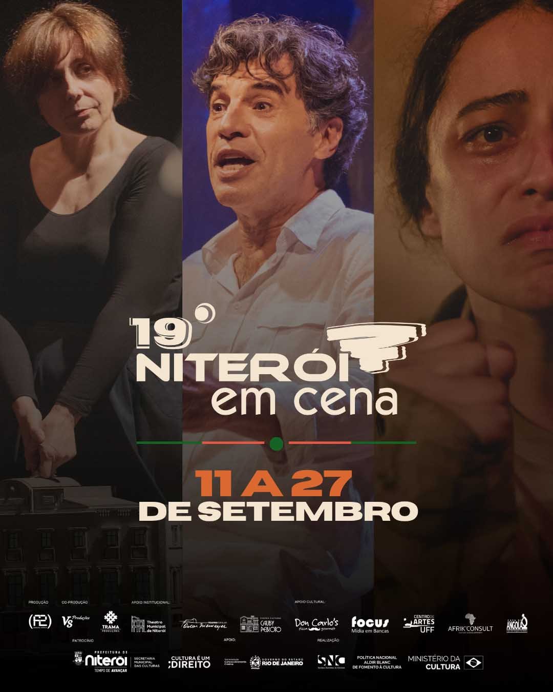 Paulo Betti abre programação gratuita do 19º Niterói em Cena - Festival Internacional de Teatro