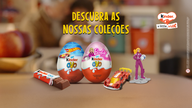 Kinder Ovo traz Barbie e Hot Wheels em edição especial para o Dia das Crianças