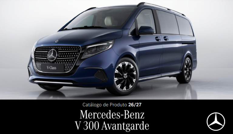 Nova Mercedes-Benz Classe V Premium: conforto executivo, tecnologia e exclusividade em cada viagem