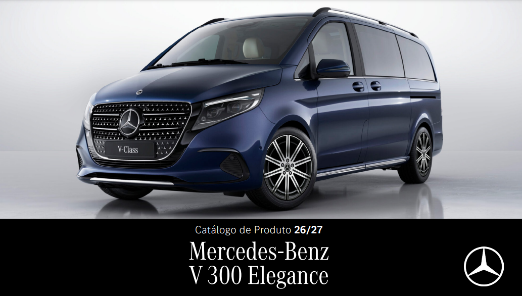 Nova Mercedes-Benz Classe V Premium: conforto executivo, tecnologia e exclusividade em cada viagem